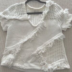 Anthro Cotton Top Gently Used